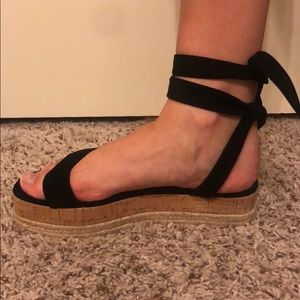 House of Harlow platform sandals
